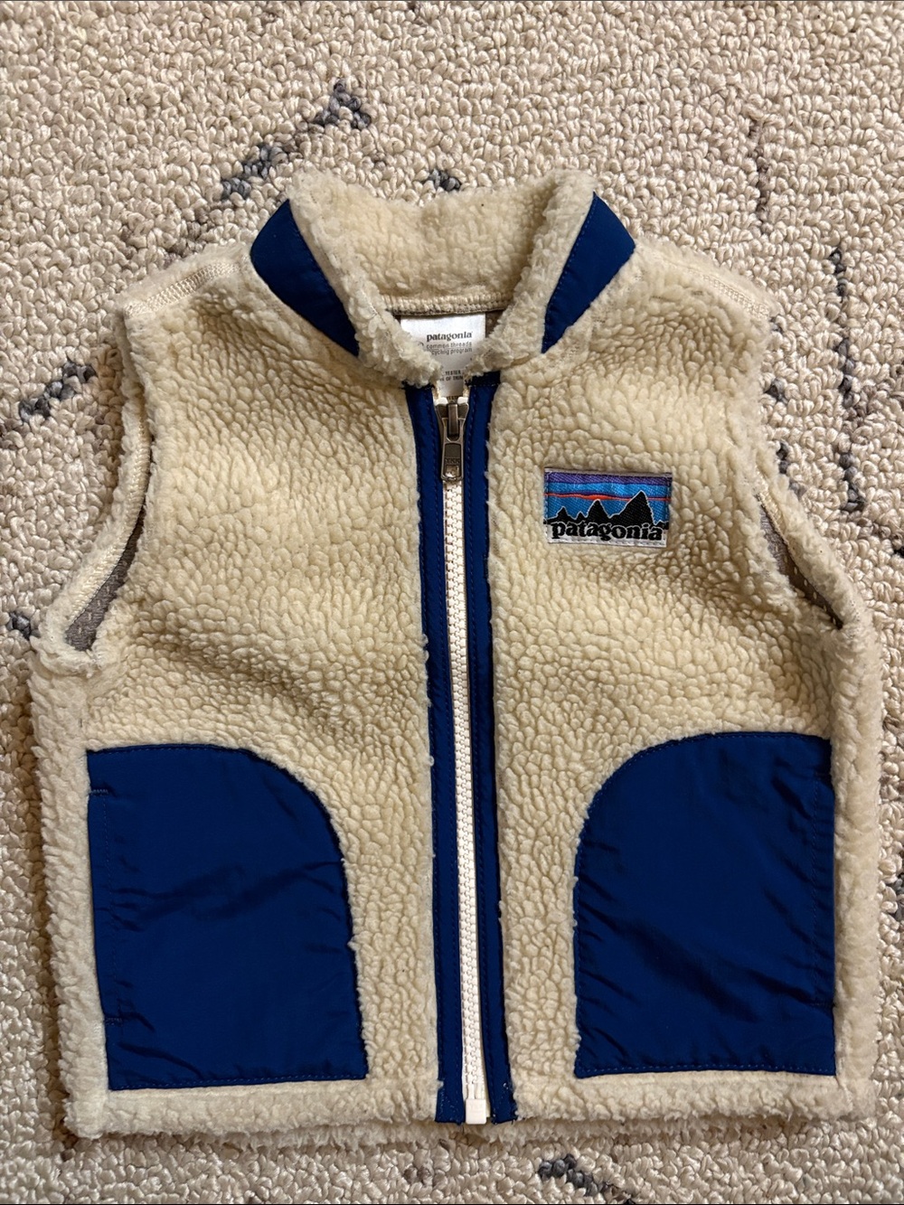 Patagonia Kids Fleece vest (12m) EUC